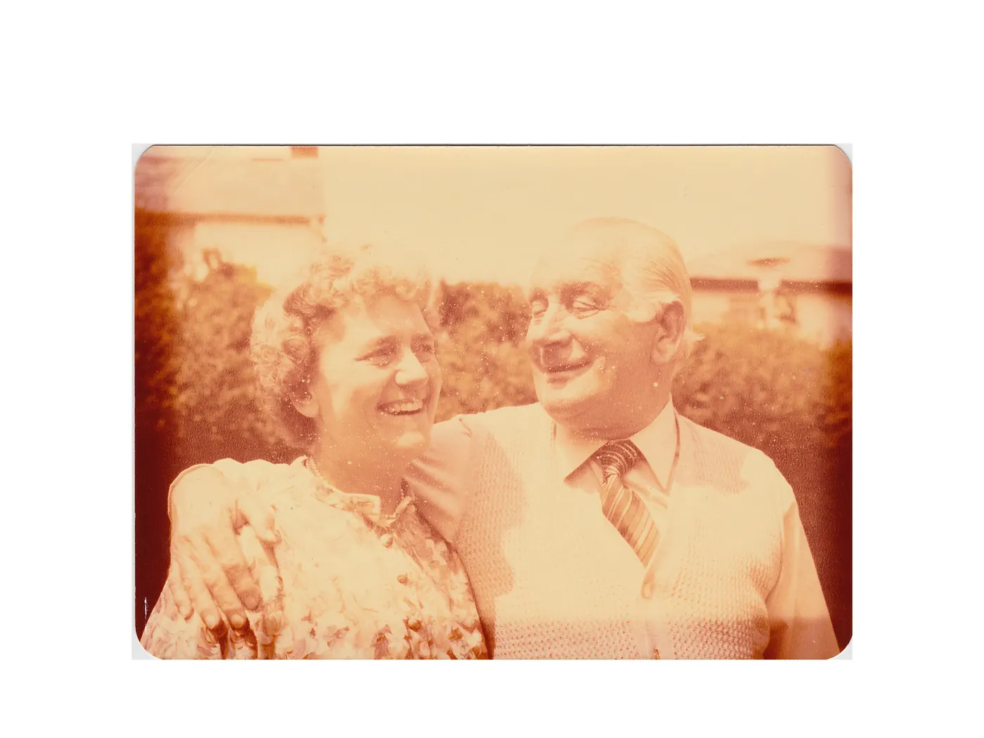 Faded & Discoloured Photos example, before restoration